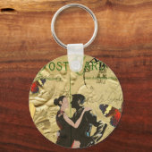 ヴィンテージパリタンゴポストカード キーホルダー (正面)