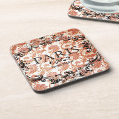 ヴィンテージパリダマスク コースター (左側)