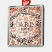 ヴィンテージパリダマスク メタルオーナメント (左)