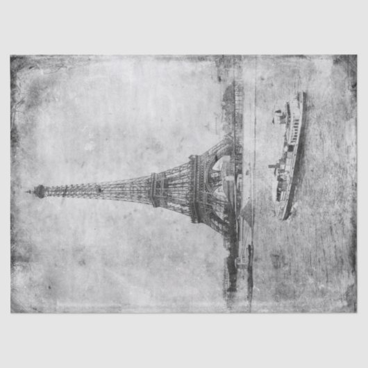 ヴィンテージパリティッシュまたはデクページ紙 薄葉紙 (正面)