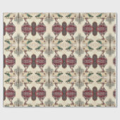 ヴィンテージパリティーパーティー誕生日マリーアントワネット ラッピングペーパー (フラット)