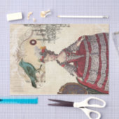 ヴィンテージパリティーパーティー誕生日マリーアントワネット 薄葉紙 (クラフト)