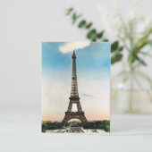 ヴィンテージパリパリエッフェルタワー ポストカード (スタンド正面)