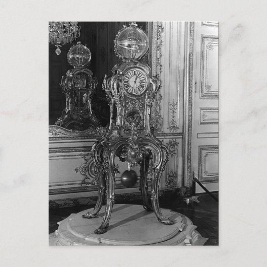 ヴィンテージパリパレスベルサイユ天文時計 ポストカード (正面)