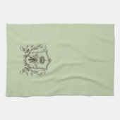 ヴィンテージパリビーキーパークラウンビーフランスのクイーン キッチンタオル (横)