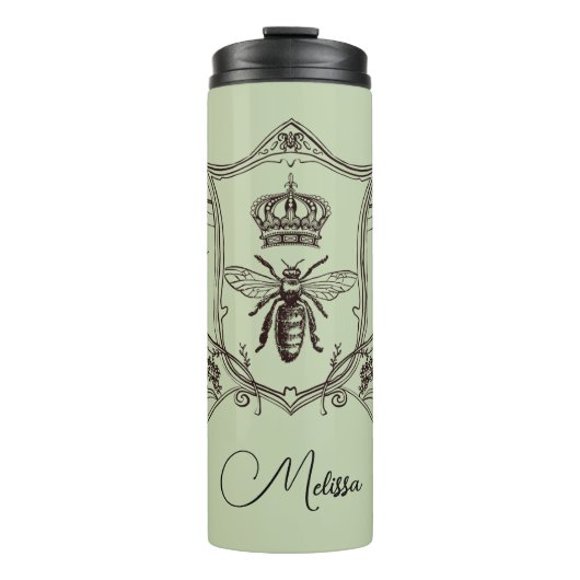 ヴィンテージパリビーキーパークラウンビーフランスのクイーン タンブラー (正面)