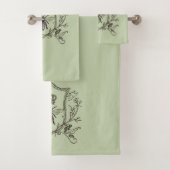 ヴィンテージパリビーキーパークラウンビーフランスのクイーン バスタオルセット (インサイチュ)