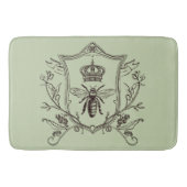 ヴィンテージパリビーキーパークラウンビーフランスのクイーン バスマット (正面)
