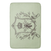 ヴィンテージパリビーキーパークラウンビーフランスのクイーン バスマット (正面縦)