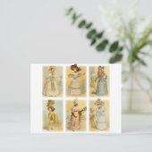 ヴィンテージパリファッション(1) ポストカード (スタンド正面)