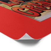 ヴィンテージパリフェリスホイール広告 ポスター (角)