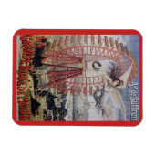 ヴィンテージパリフェリスホイール広告 マグネット (横)