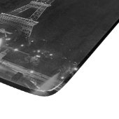 ヴィンテージパリフォンテンズタワーエッフェルナイト カッティングボード (角)