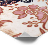 ヴィンテージパリフラワーマーケットサイン ポスター (角)