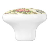 ヴィンテージパリフランスのテーマセラミックノブ セラミックノブ (側面)