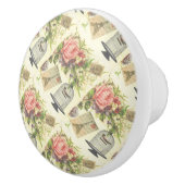 ヴィンテージパリフランスのテーマセラミックノブ セラミックノブ (右)