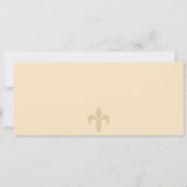 ヴィンテージパリフランスバースデーパーティーボーディングパス 招待状 (裏面)