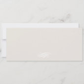 ヴィンテージパリフランスブライダルシャワーボーディングパス 招待状 (裏面)