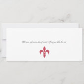 ヴィンテージパリフランスブライダルシャワーボーディングパス 招待状 (裏面)