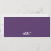 ヴィンテージパリフランスブライダルシャワーボーディングパス 招待状 (裏面)