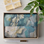 ヴィンテージパリフランスマネキンファッションデクページ 薄葉紙 (ギフト)