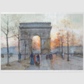 ヴィンテージパリベルエポックティッシュペーパー 薄葉紙 (正面)