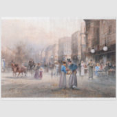 ヴィンテージパリベルエポックティッシュペーパー 薄葉紙 (正面)