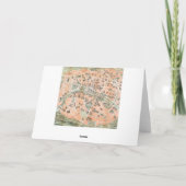 ヴィンテージパリマップノートカード カード (裏面)