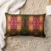 ヴィンテージパリメインモザイク聖なるハートイエススロー ランバークッション (ブランケット)