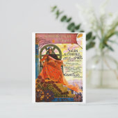 ヴィンテージパリモーターショー広告 ポストカード (スタンド正面)