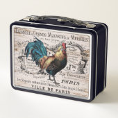 ヴィンテージパリロスターレシピボックス メタルランチボックス (裏面)