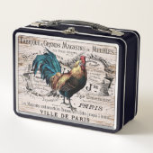 ヴィンテージパリロスターレシピボックス メタルランチボックス (正面)