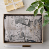 ヴィンテージパリロスター任意の目的のパーティー組織 薄葉紙 (ギフト)