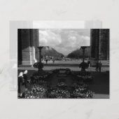 ヴィンテージパリ凱旋門の未知の兵士 ポストカード (正面/裏面)