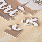 ヴィンテージパリ漫画旅行ポスター ジグソーパズル (側面)