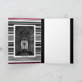 ヴィンテージパリ王室のチャペルサールサンジェームズパレス サンキューカード (内部)