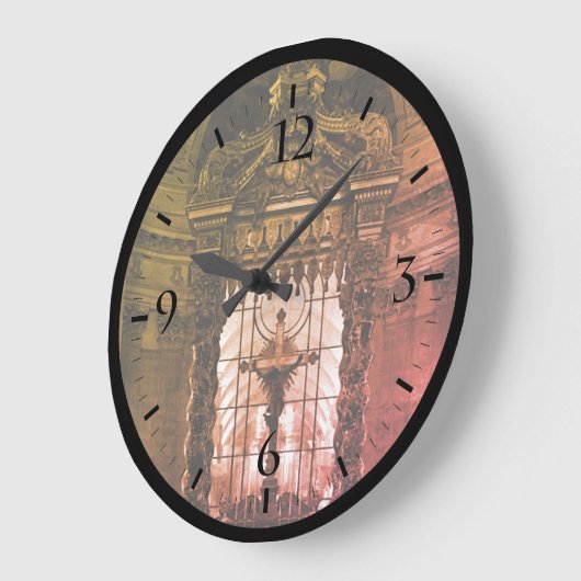 ヴィンテージパリ王室のチャペルサールサンジェームズパレスL ラージ壁時計 (傾斜)