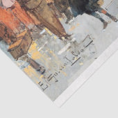 ヴィンテージパリ通りシーンティッシュペーパー 薄葉紙 (詳細)