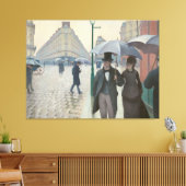 ヴィンテージパリ通り雨の日 キャンバスプリント (インサイチュ (リビング))
