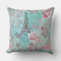 ヴィンテージパリ – エッフェタワー – 花形自転車