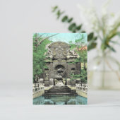 ヴィンテージパリ、パリジャルダンデルクセンブルク ポストカード (スタンド正面)