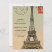 ヴィンテージパリSweet sixteenバースデーパーティー招待状 招待状 (正面)