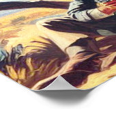 ヴィンテージパルプウェスタンイラストレーション ポスター (角)