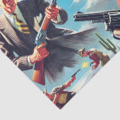 ヴィンテージパルプウェスタンイラストレーション 薄葉紙 (詳細)