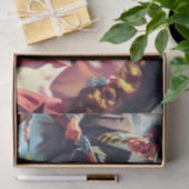 ヴィンテージパルプウェスタンイラストレーション 薄葉紙 (ギフト)