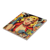 ヴィンテージパルプカントリーガール タイル (側面)