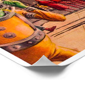 ヴィンテージパルプフィクションプリント ポスター (角)