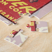 ヴィンテージパルプマガジンカバーアートウェスタン ジグソーパズル (側面)