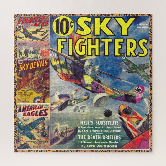 ヴィンテージパルプマガジンカバーアート1930-40S ジグソーパズル (縦)