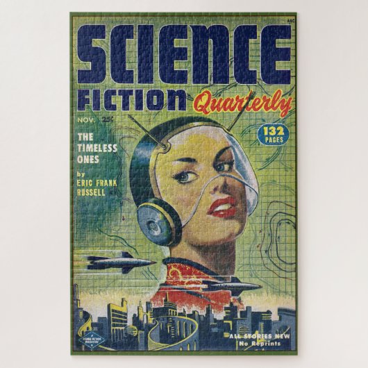 ヴィンテージパルプマガジンカバーアート1940S ジグソーパズル (縦)